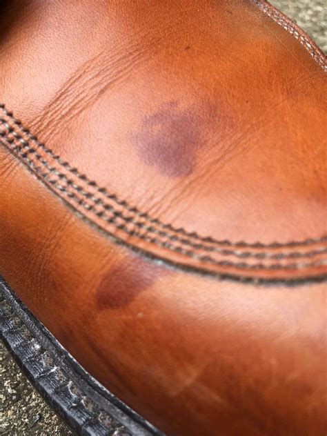 remove stain from leather boots.